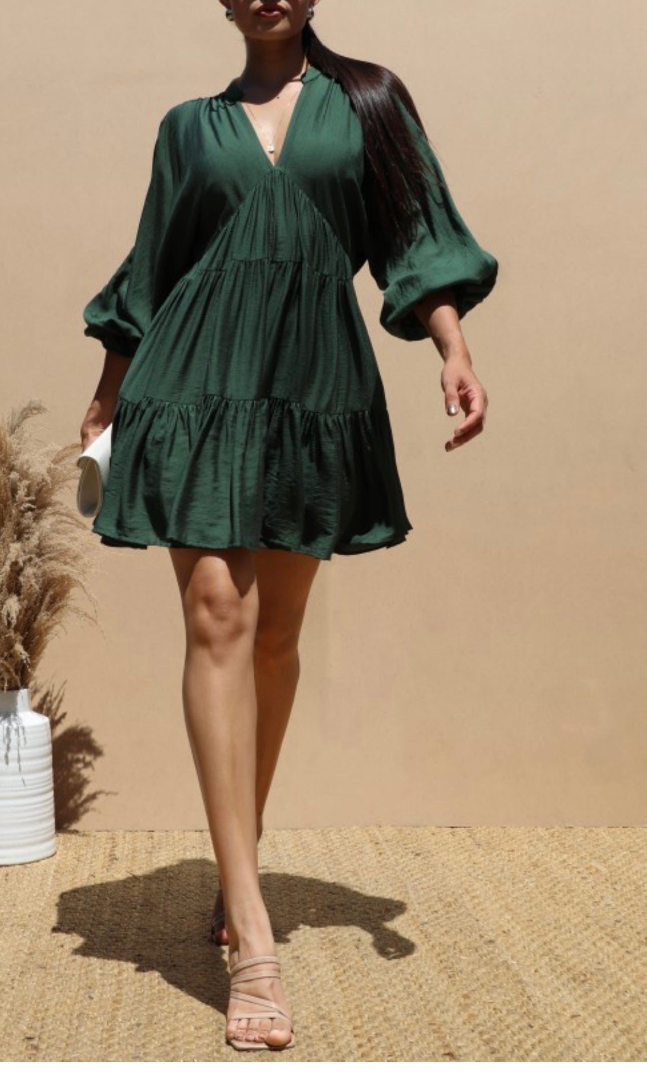 Esmeralda Woven Mini Dress