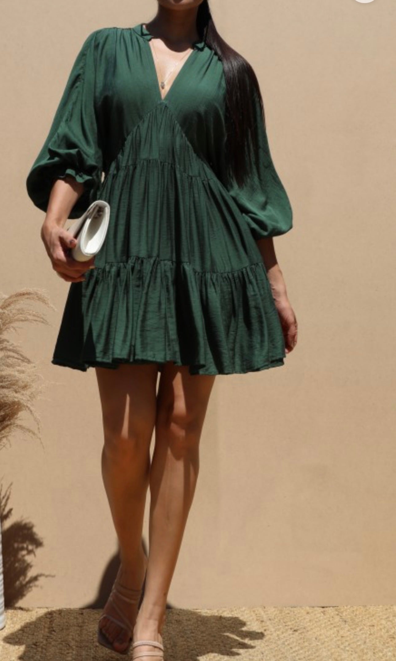 Esmeralda Woven Mini Dress